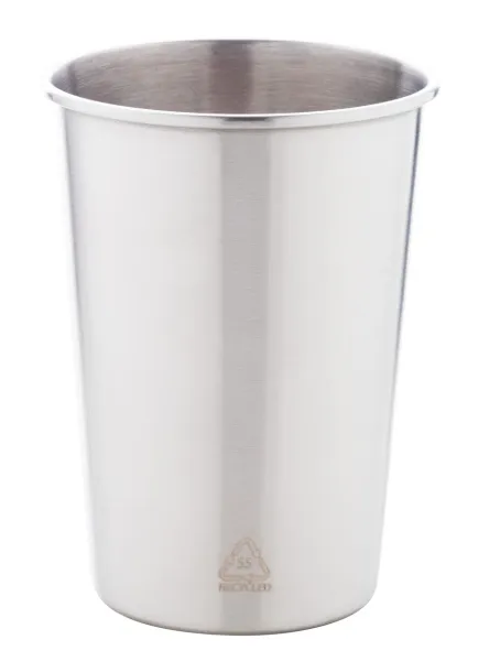 Redisha Mono recycled strainless steel cup Silver