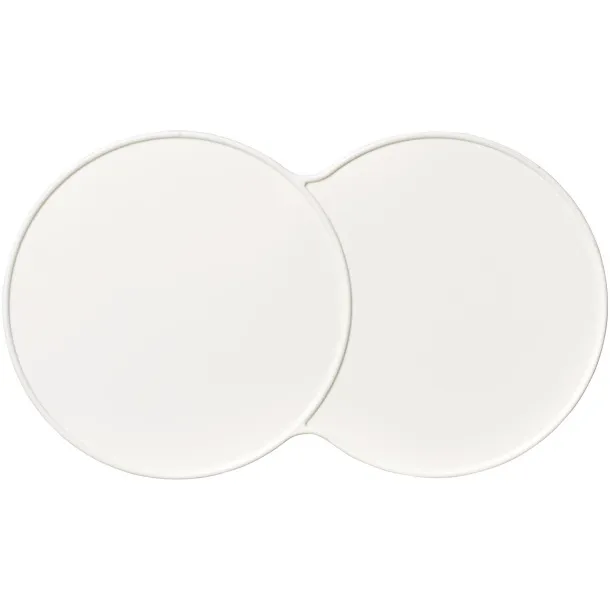 Sidekick plastic coaster - Unbranded White