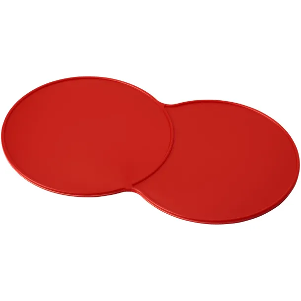 Sidekick plastic coaster Red