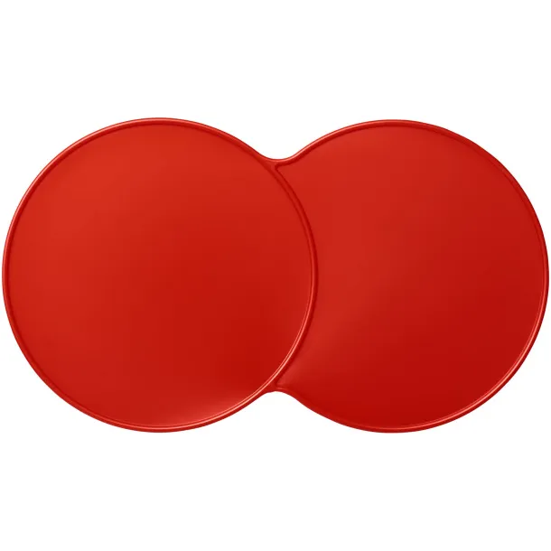 Sidekick plastic coaster Red