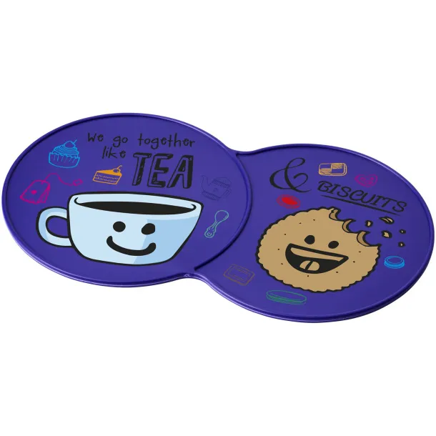 Sidekick plastic coaster Purple