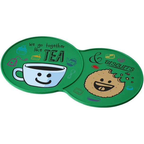 Sidekick plastic coaster Green