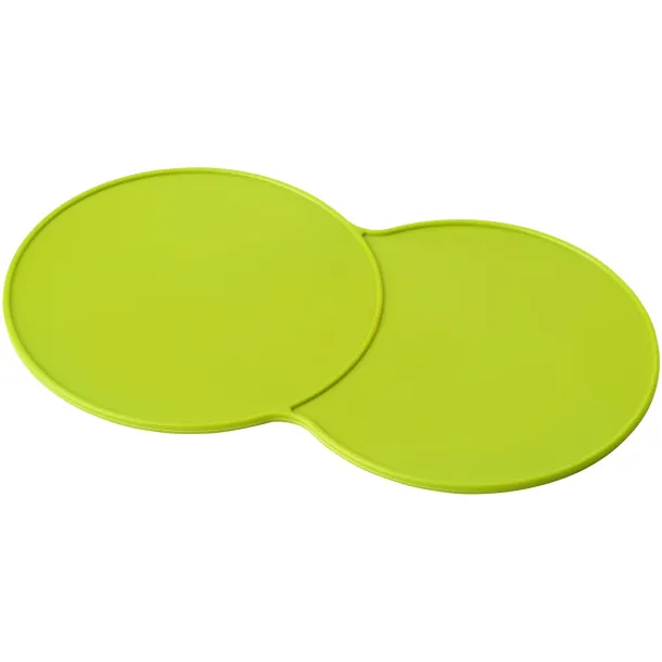 Sidekick plastic coaster Lime