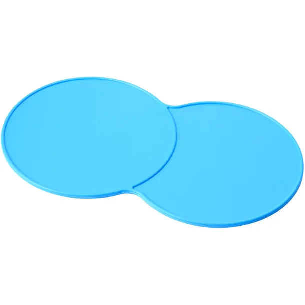 Sidekick plastic coaster Process blue