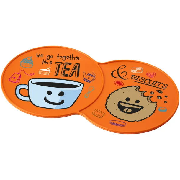 Sidekick plastic coaster Orange