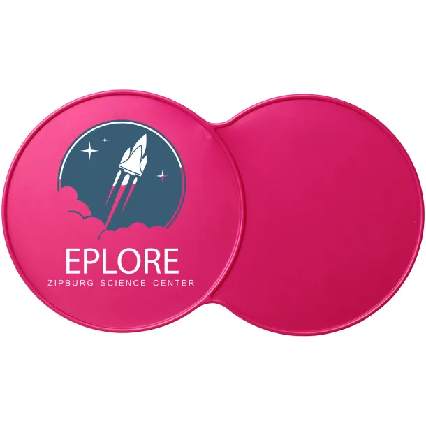 Sidekick plastic coaster Magenta