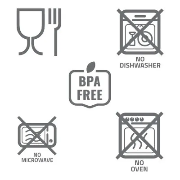  Mauro Conti termos boca 500 ml sa spremnikom Crna