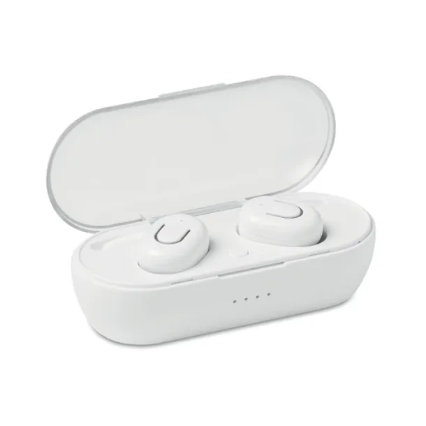 TWINS TWS earbuds with charging box White