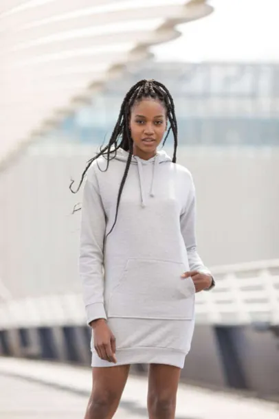  HOODIE DRESS - Just Hoods Heather Grey