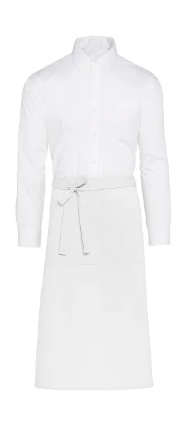  ROME Recycled Bistro Apron with Pocket - SG Accessories - BISTRO Bijela