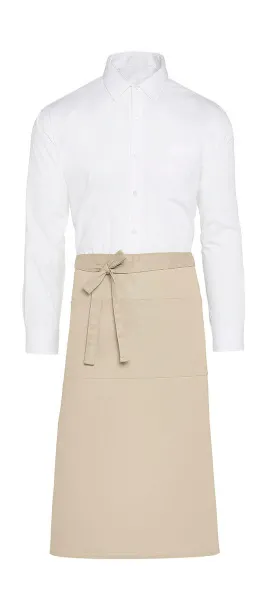  ROME Recycled Bistro Apron with Pocket - SG Accessories - BISTRO (Ex JASSZ Bistro) Natural