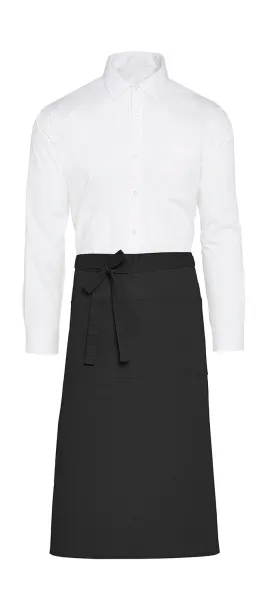  ROME Recycled Bistro Apron with Pocket - SG Accessories - BISTRO Black