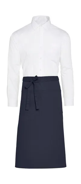  ROME Recycled Bistro Apron with Pocket - SG Accessories - BISTRO Navy