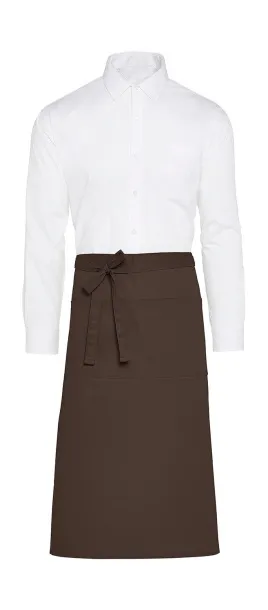  ROME Recycled Bistro Apron with Pocket - SG Accessories - BISTRO (Ex JASSZ Bistro) Brown