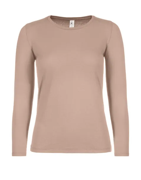  Ženska pamučna majica dugih rukava, 145 g/m² - B&C Millennial Pink