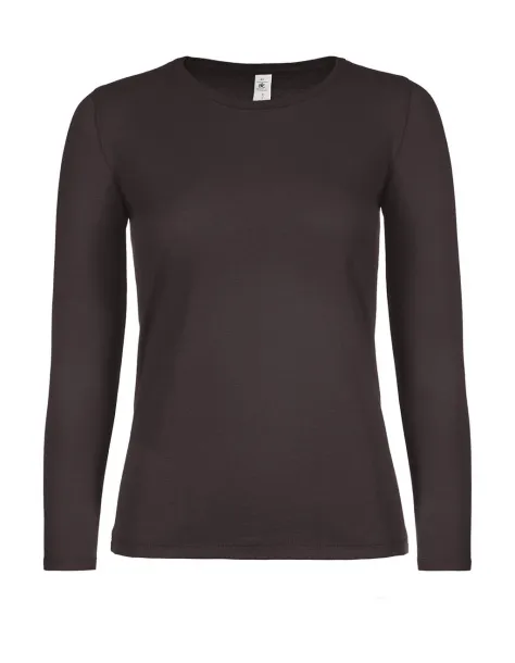  Ženska pamučna majica dugih rukava, 145 g/m² - B&C Bear Brown
