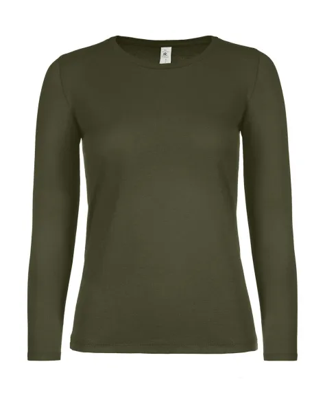  Ženska pamučna majica dugih rukava, 145 g/m² - B&C Urban Khaki