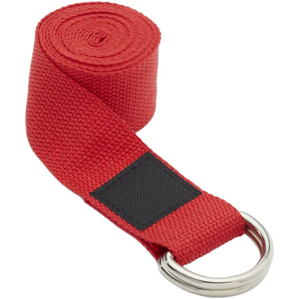 Virabha RPET yoga strap - Unbranded Red