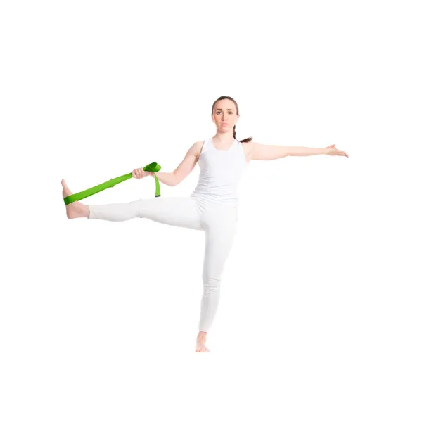 Virabha RPET yoga strap - Unbranded Green