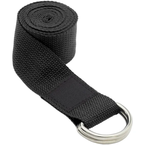 Virabha RPET yoga strap - Unbranded Solid black