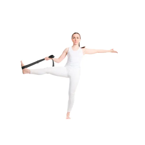 Virabha RPET yoga strap Crna