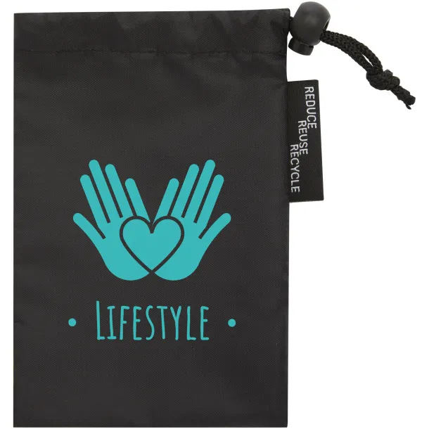 Virabha RPET yoga strap Crna