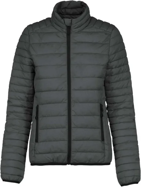  LADIES' LIGHTWEIGHT PADDED JACKET - Kariban Marl Dark Grey