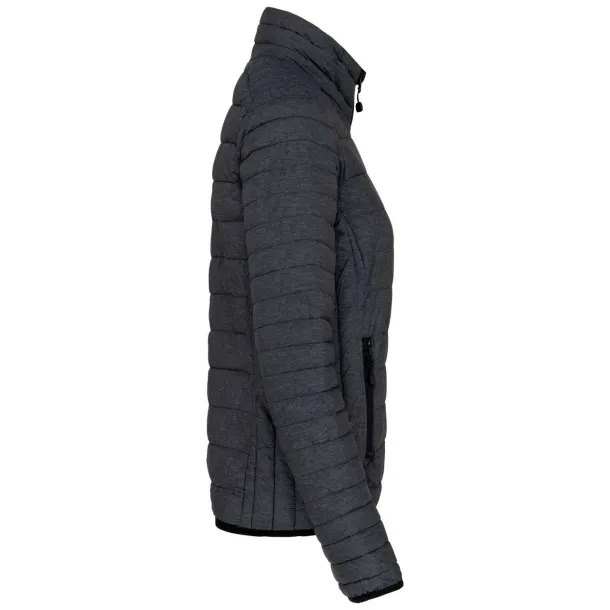  LADIES' LIGHTWEIGHT PADDED JACKET - Kariban Marl Dark Grey