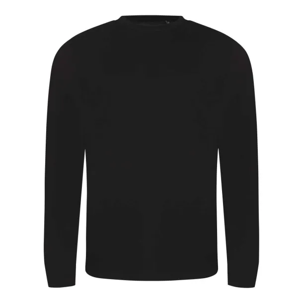  LONG SLEEVE TRI-BLEND T - Just Ts Solid Black