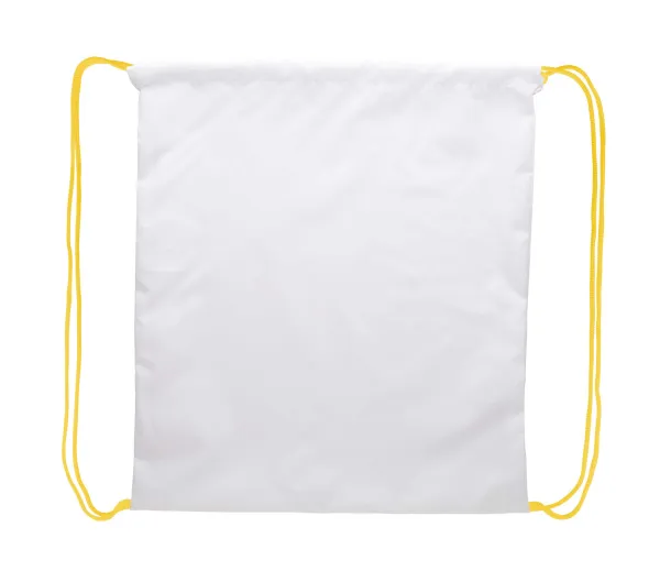 CreaDraw custom drawstring bag Yellow White