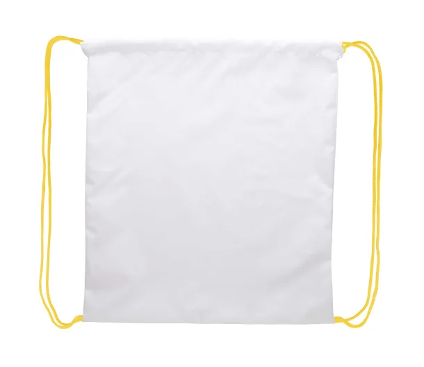 CreaDraw custom drawstring bag Yellow White