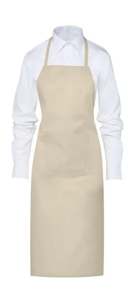  Budapest Festival Apron with Pocket - SG Accessories - BISTRO (Ex JASSZ Bistro) Natural