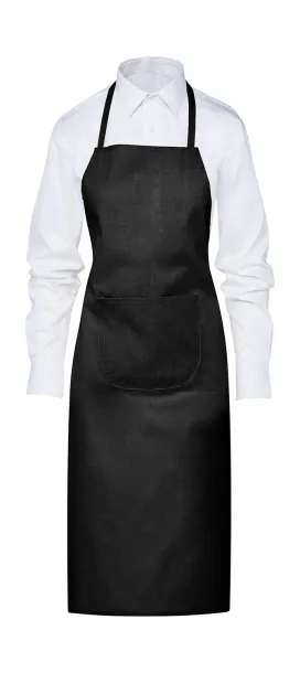  Budapest Festival Apron with Pocket - SG Accessories - BISTRO (Ex JASSZ Bistro) Black