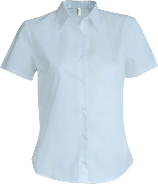  LADIES' SHORT-SLEEVED OXFORD SHIRT - Kariban Oxford Blue