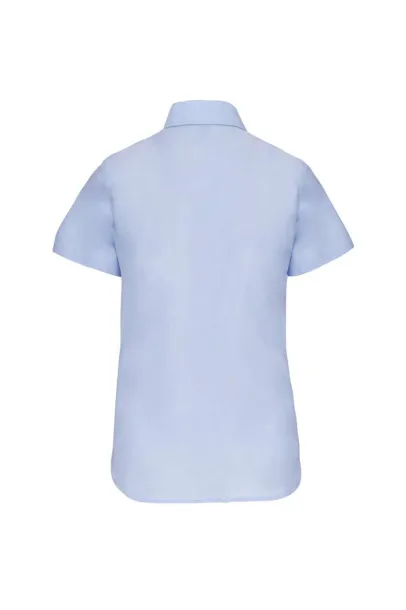  LADIES' SHORT-SLEEVED OXFORD SHIRT - Kariban Oxford Blue