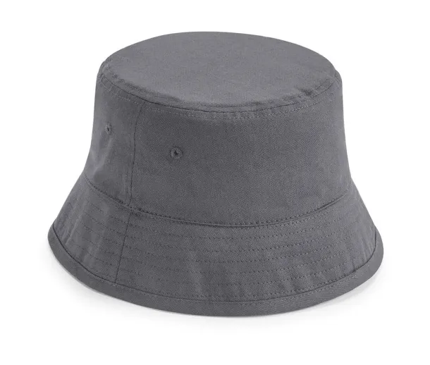  Organic Cotton Bucket Hat - Beechfield Graphite Grey