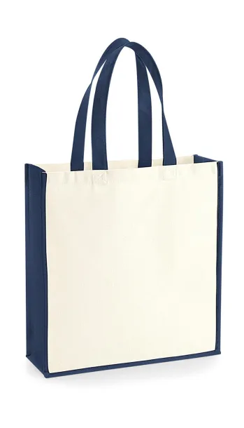  Gallery Canvas Tote, 407 g/m² - Westford Mill Natural French Navy