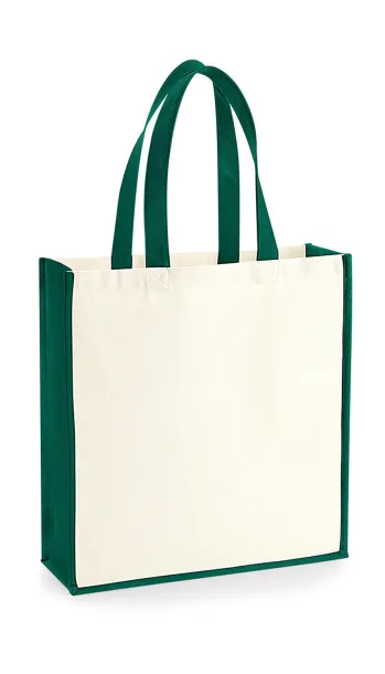  Gallery Canvas Tote, 407 g/m² - Westford Mill Natural Bottle Green