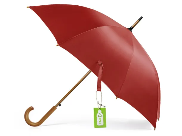 CLASSIC RPET RPET automatic umbrella - CASTELLI Red