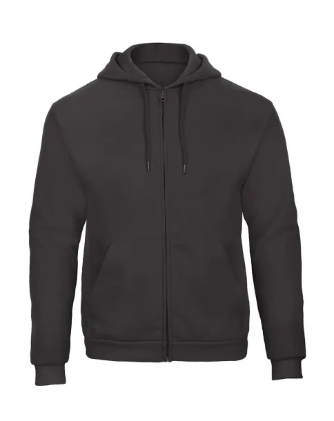  Unisex hoodie s patentnim zatvaračem, 270 g/m² - B&C Anthracite