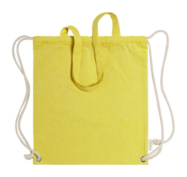 Fenin drawstring bag Yellow