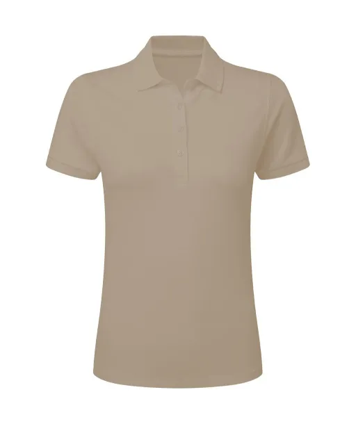  Ladies' Signature Stretch Tagless Polo - SG Signature Pastel Macchiato