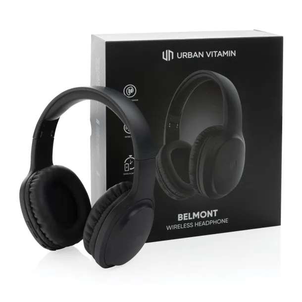 Urban Vitamin Belmont wireless headphone - Urban Vitamin Black 