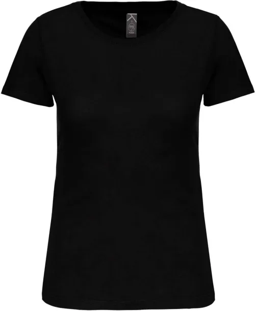  Ženska majica kratkih rukava - 145 g/m² - Kariban Crna