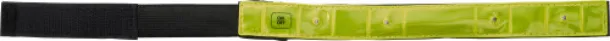 Anni Nylon (500D) and PVC reflective strap with lights  Žuta