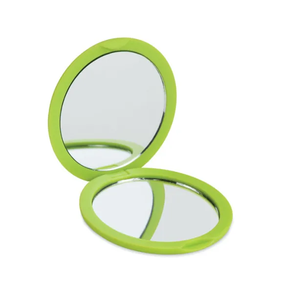 STUNNING Double sided compact mirror Lime