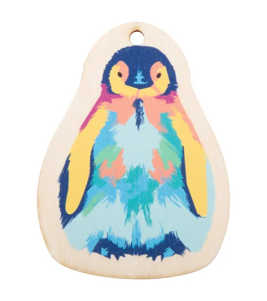 CreaJul Wood custom Christmas tree ornament Red