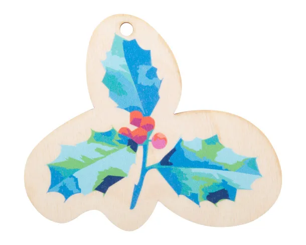 CreaJul Wood custom Christmas tree ornament Red