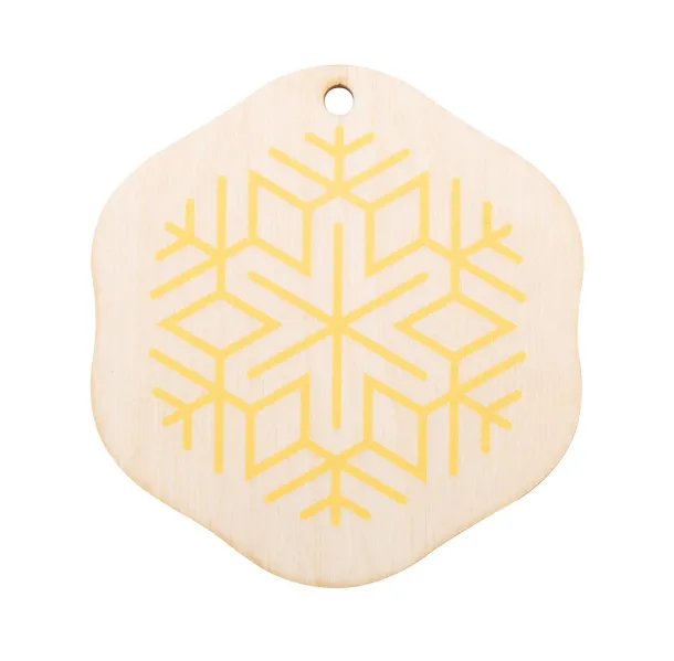 CreaJul Wood custom Christmas tree ornament Silver