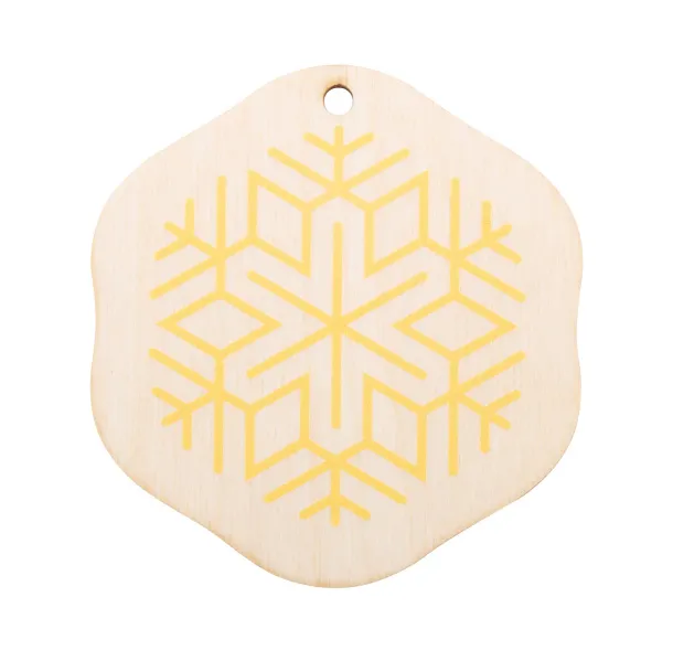 CreaJul Wood custom Christmas tree ornament Silver